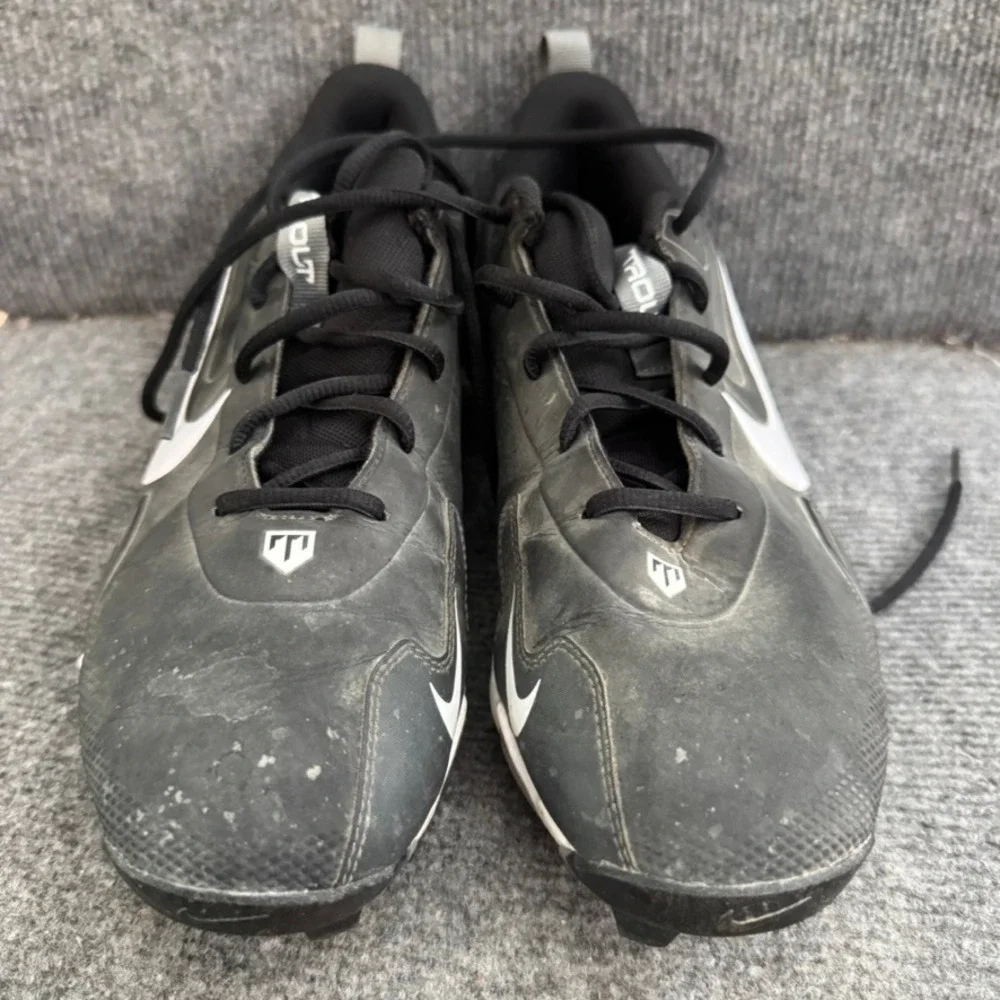 Nike Force Trout 7 Pro MCS Mens 9 Baseball Cleats Black White Fastflex CQ7644
